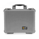 Peli Case 1550 mit Einteilungssystem, silber