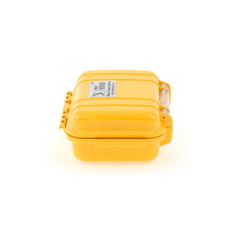 Peli Micro Case 1010 geel, zwart inzetstuk