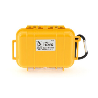 Peli Micro Case 1010 gelb, schwarzer Einsatz