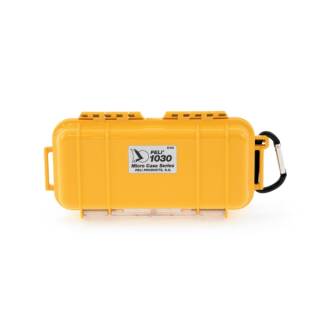 Peli Micro Case 1030 gelb, schwarzer Einsatz