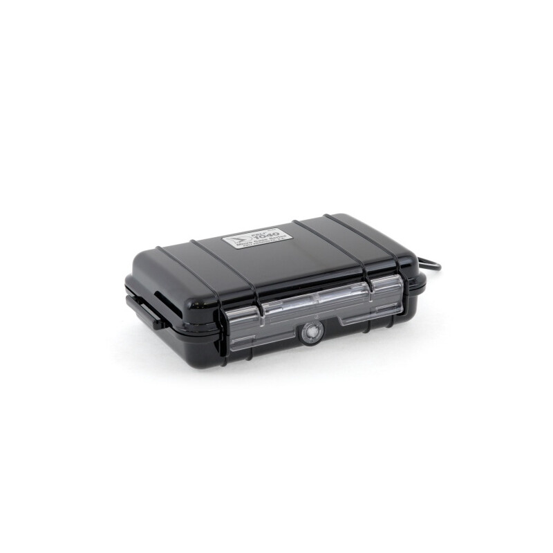 Peli Micro Case 1040 zwart, zwart inzetstuk
