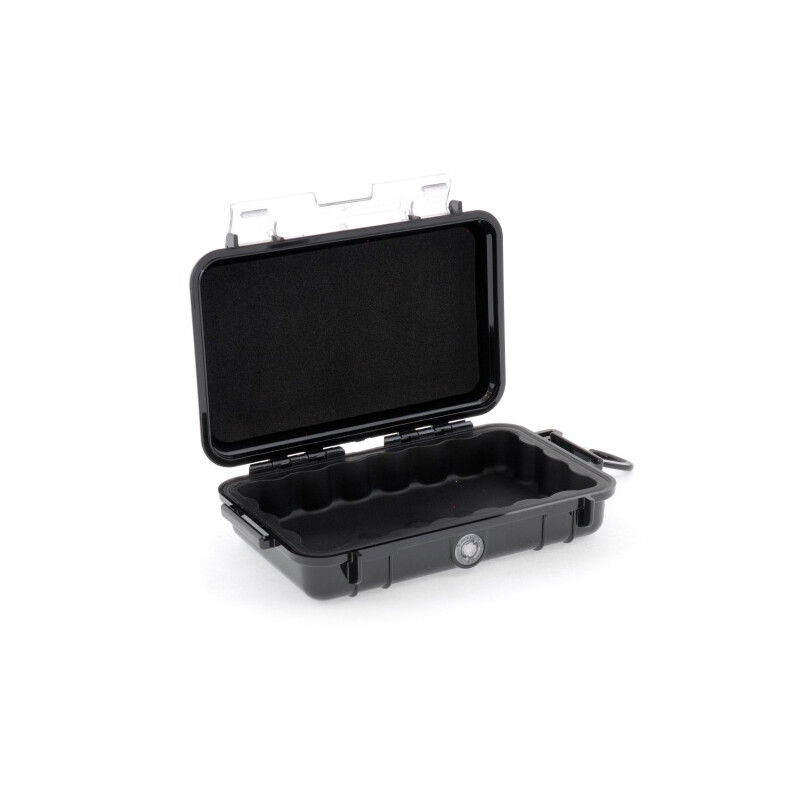 Peli Micro Case 1040 zwart, zwart inzetstuk