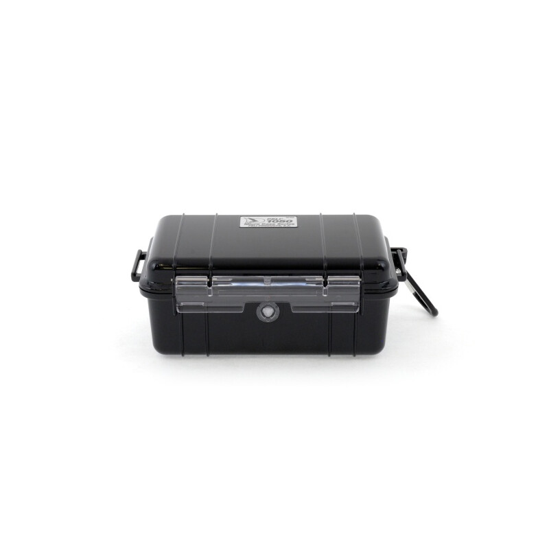 Peli Micro Case 1050 schwarz, schwarzer Einsatz