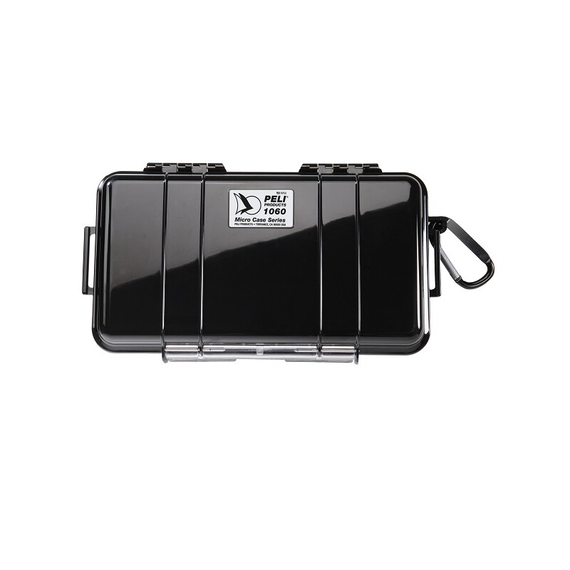 Peli Micro Case 1060 negra, inserto negro