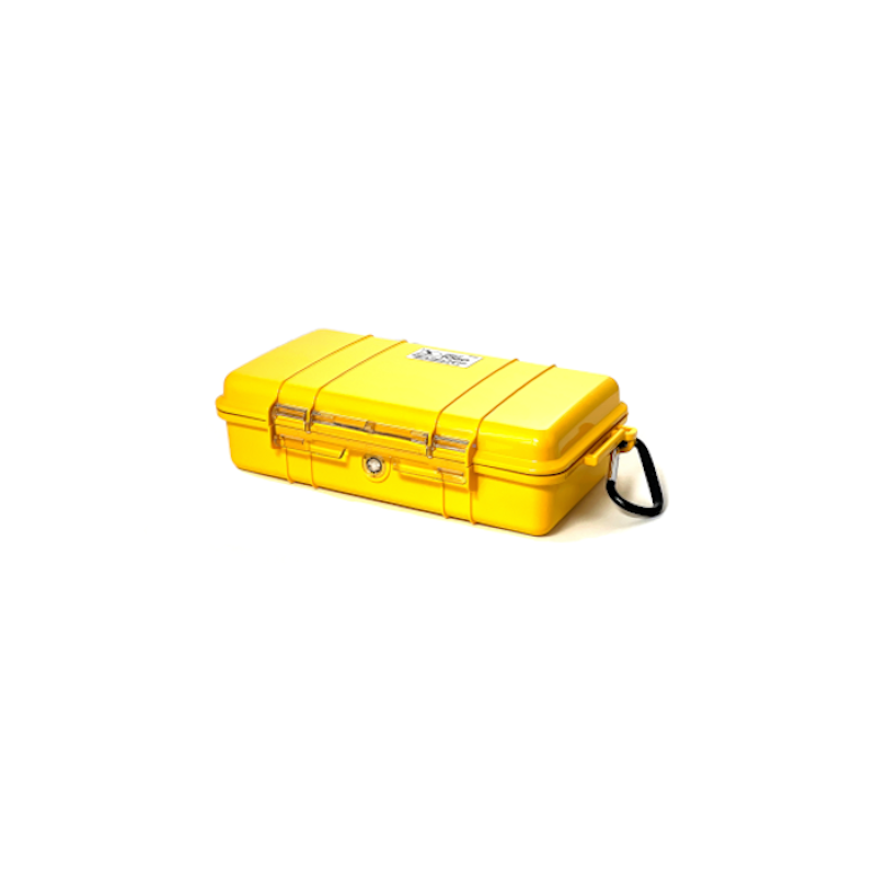 Peli Micro Case 1060 gelb, schwarzer Einsatz