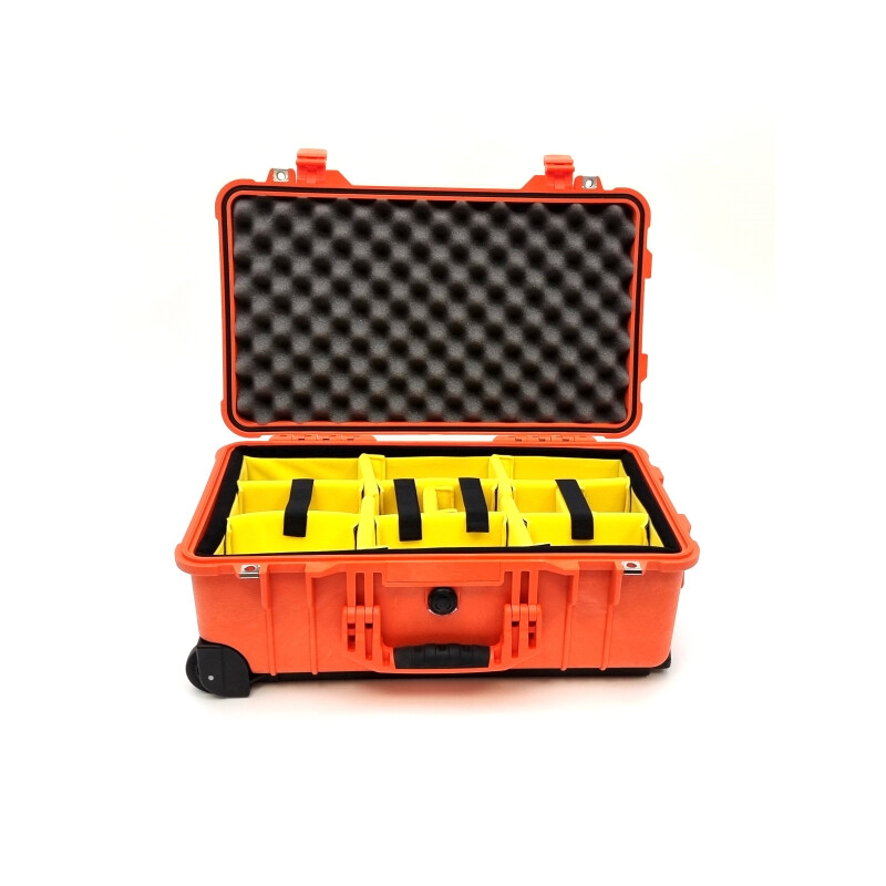 Peli Case 1510 Trolley met opbergsysteem, oranje