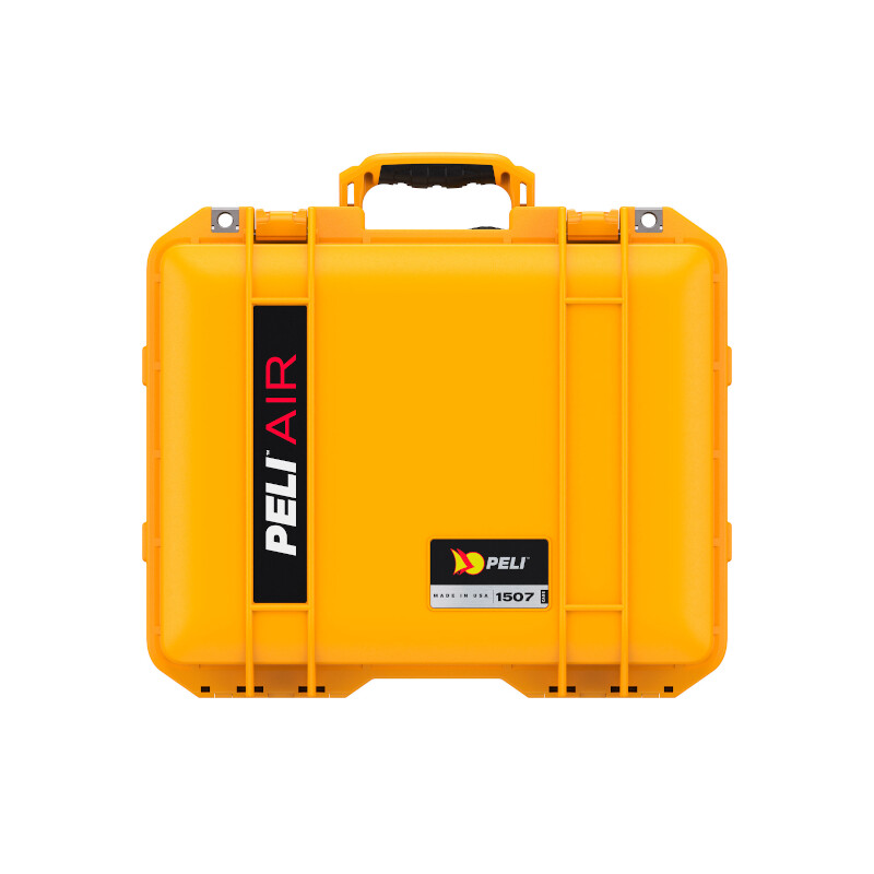 Peli Air 1507 med skum, gul