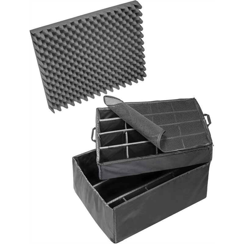 Wyściełany system przegródek Peli Case 1645