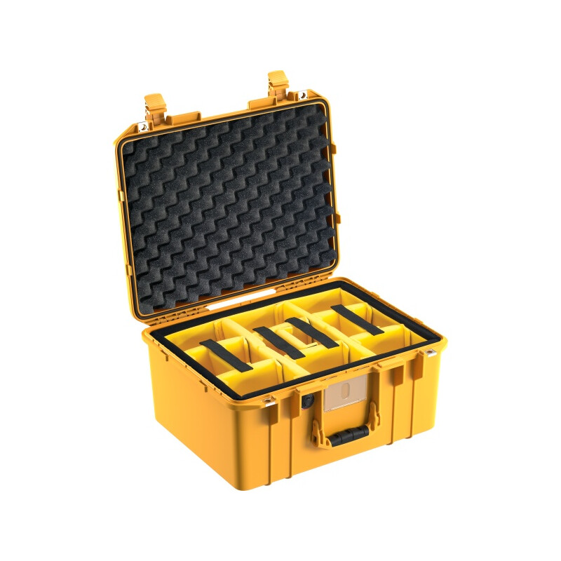 Peli Air 1557 with compartmentalisation system, yellow