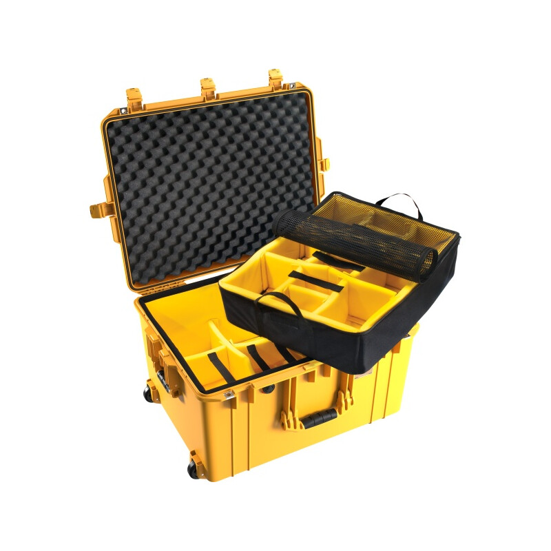 Peli Air 1637 Trolley avec système de compartimentation, jaune