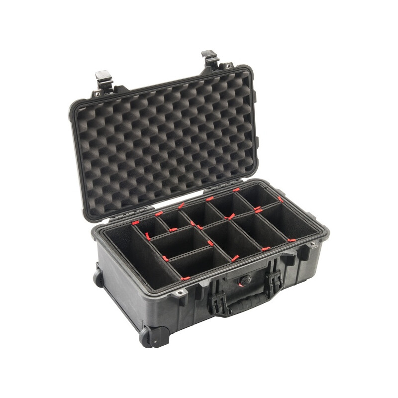 Peli Case 1510 Trolley mit TrekPak Einteilungssystem, schwarz