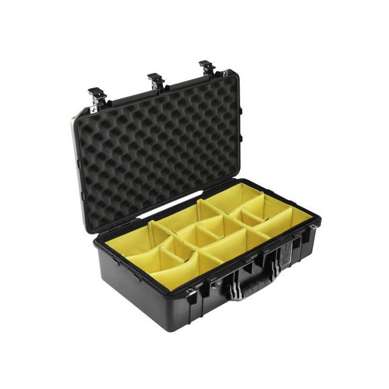 Peli Air 1555 met opbergsysteem, zwart