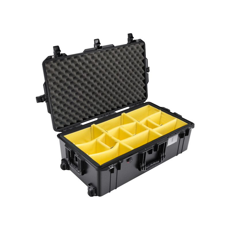 Wózek Peli Air 1615 z systemem przegródek, czarny