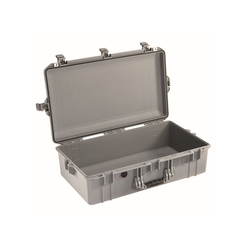 Peli Air 1605 zonder schuim, zilver