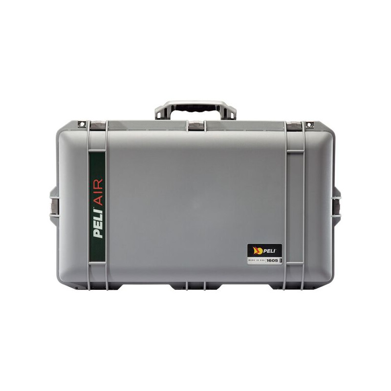 Peli Air 1605 zonder schuim, zilver