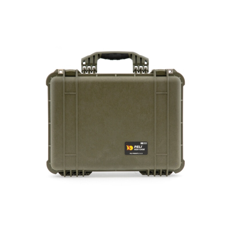 Peli koffer 1520 met schuim, olijf