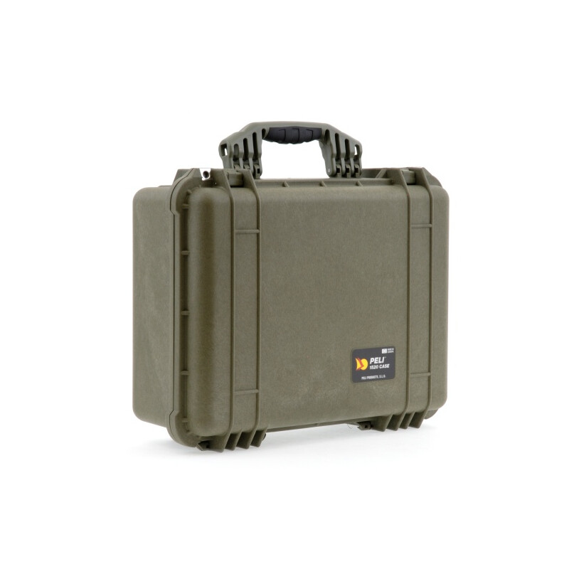 Peli koffer 1520 met schuim, olijf
