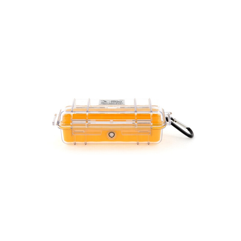 Peli Micro Case 1030 transparente (Clear), insert jaune