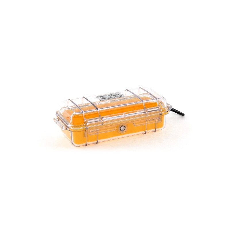 Peli Micro Case 1030 transparente (Clear), insert jaune