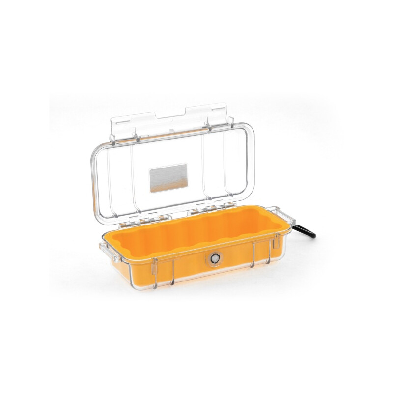 Peli Micro Case 1030 transparente (Clear), insert jaune