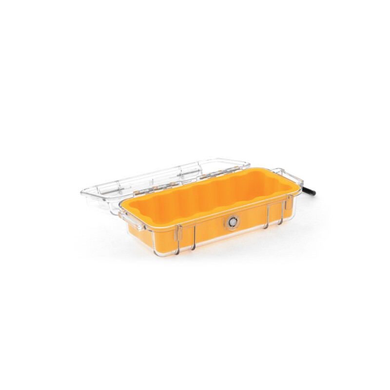 Peli Micro Case 1030 transparente (Clear), insert jaune