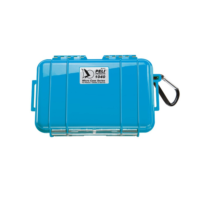 Peli Micro Case 1040 bleue, insert noir