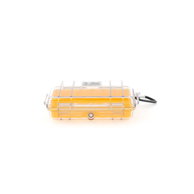 Peli Micro Case 1040 transparente (Clear), insert jaune