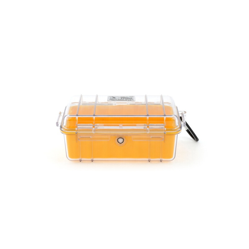 Peli Micro Case 1050 transparente (Clear), insert jaune