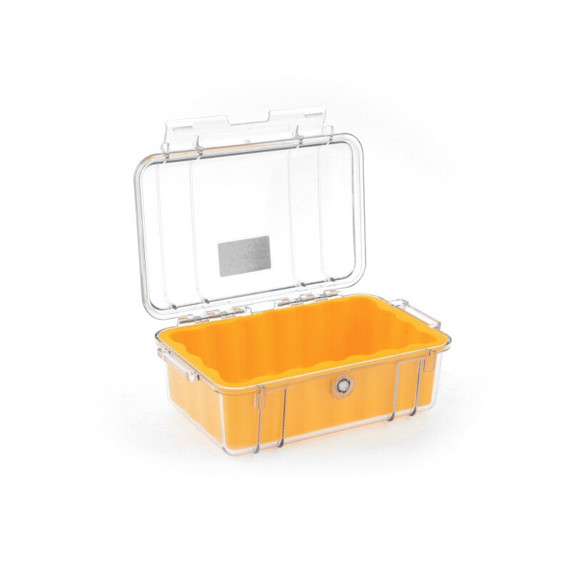 Peli Micro Case 1050 transparente (Clear), insert jaune