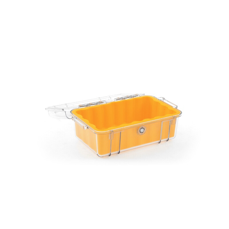 Peli Micro Case 1050 transparente (Clear), insert jaune