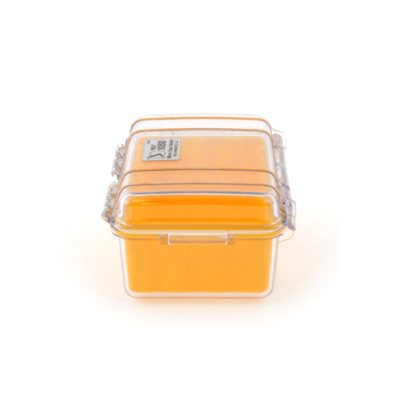 Peli Micro Case 1050 transparente (Clear), insert jaune