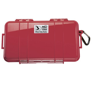 Peli Micro Case 1060 rosso, inserto nero